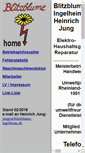 Mobile Screenshot of blitzblume-ingelheim.de